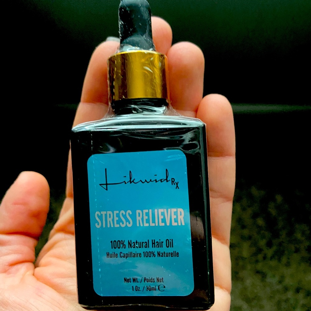 New Likwid RX Stress Reliever hair oil
